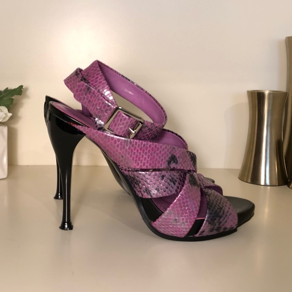 BCBGeneration Miel High Heel Sandals - Snake Print - Picture 5 of 8
